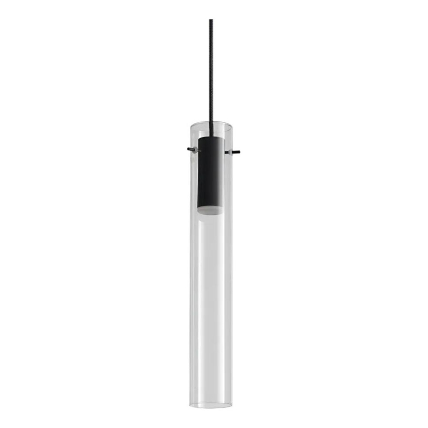 Ideal Lux -  Κρεμαστό φωτιστικό οροφής LED FLAM LED/10W/230V διάμετρος 6 cm CRI 90 διαφανές