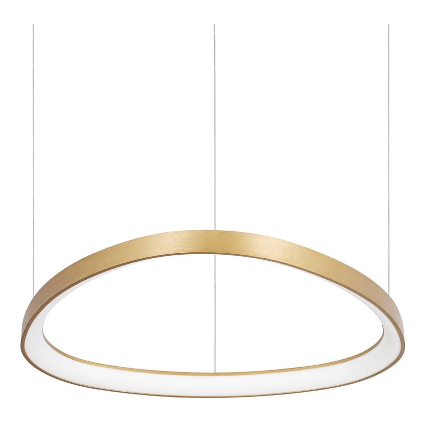 Ideal Lux -  Κρεμαστό φωτιστικό οροφής LED GEMINI LED/48W/230V διάμετρος 61 cm CRI 90 χρυσό