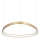 Ideal Lux -  Κρεμαστό φωτιστικό οροφής LED GEMINI LED/48W/230V διάμετρος 61 cm CRI 90 χρυσό