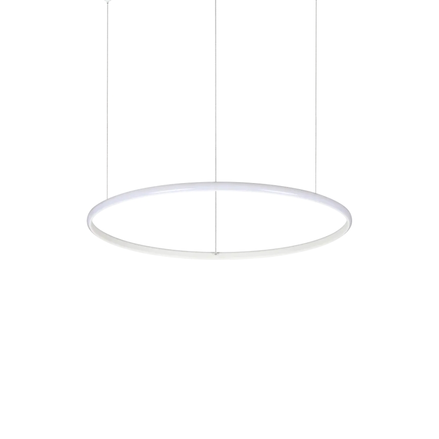 Ideal Lux -  Κρεμαστό φωτιστικό οροφής LED HULAHOOP LED/28W/230V 3000K διάμετρος 61 cm CRI 90 λευκό