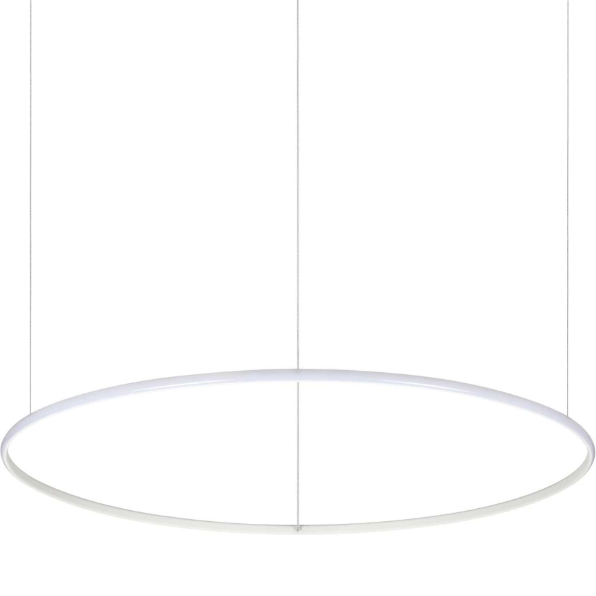 Ideal Lux -  Κρεμαστό φωτιστικό οροφής LED HULAHOOP LED/46W/230V 3000K διάμετρος 100 cm CRI 90 λευκό