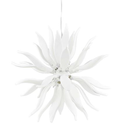 Ideal Lux -  Κρεμαστό φωτιστικό οροφής LED LEAVES 12xG9/3W/230V διάμετρος 80 cm λευκό