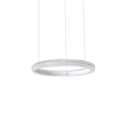 Ideal Lux -  Κρεμαστό φωτιστικό οροφής LED MIRACLE LED/25W/230V διάμετρος 40 cm CRI 90 ματ χρώμιο