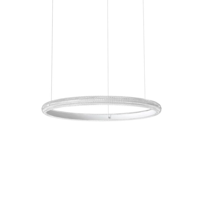 Ideal Lux -  Κρεμαστό φωτιστικό οροφής LED MIRACLE LED/37W/230V διάμετρος 60 cm CRI 90 ματ χρώμιο