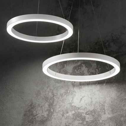Ideal Lux -  Κρεμαστό φωτιστικό οροφής LED ORACLE LED/28W/230V 3000K διάμετρος 50 cm CRI 90 λευκό