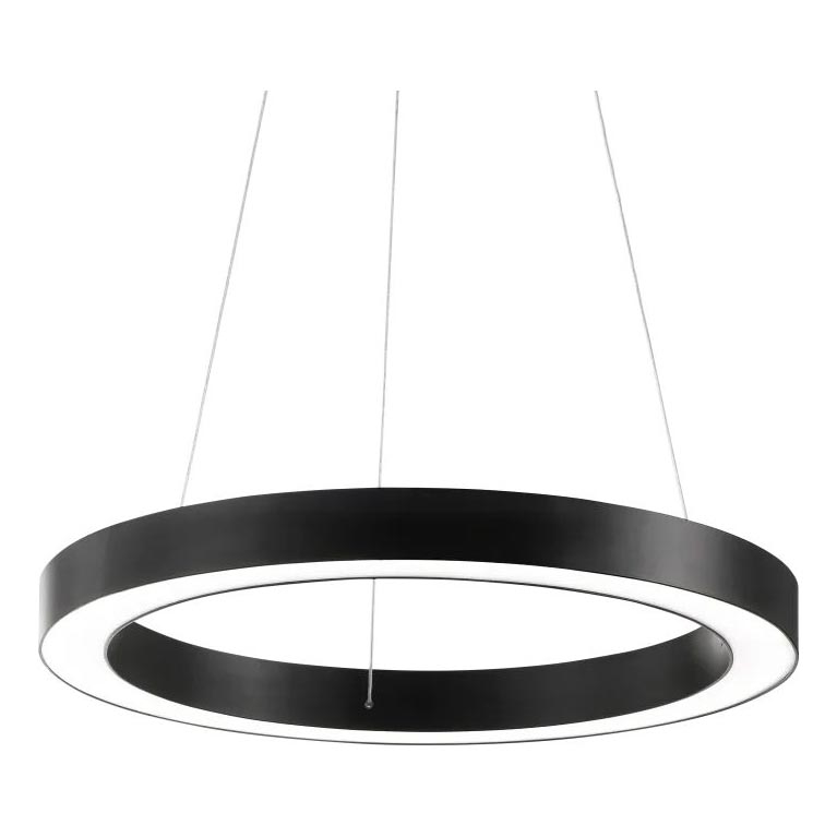 Ideal Lux -  Κρεμαστό φωτιστικό οροφής LED ORACLE LED/33W/230V 3000K διάμετρος 60 cm CRI 90 μαύρο