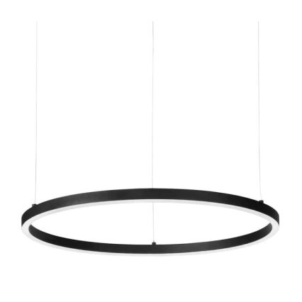 Ideal Lux - Led Dimmable κρεμαστό φωτιστικό οροφής ORACLE SLIM LED/29W/230V 3000K διάμετρος 50 cm μαύρο