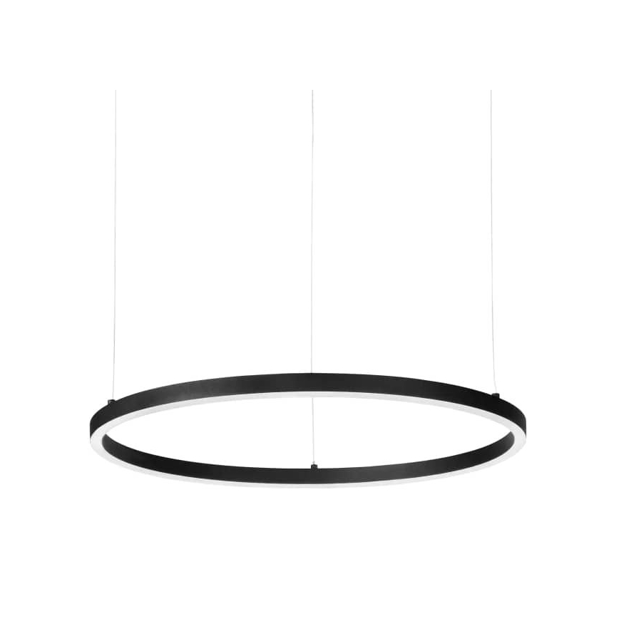 Ideal Lux - Led Dimmable κρεμαστό φωτιστικό οροφής ORACLE SLIM LED/29W/230V 3000K διάμετρος 50 cm μαύρο
