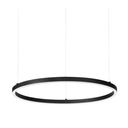 Ideal Lux -  Κρεμαστό φωτιστικό οροφής LED ORACLE SLIM LED/32W/230V 3000K διάμετρος 50 cm μαύρο