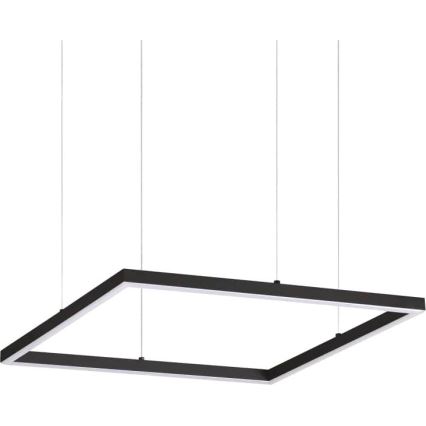 Ideal Lux -  Κρεμαστό φωτιστικό οροφής LED ORACLE SLIM LED/33W/230V 3000K 50x50 cm μαύρο