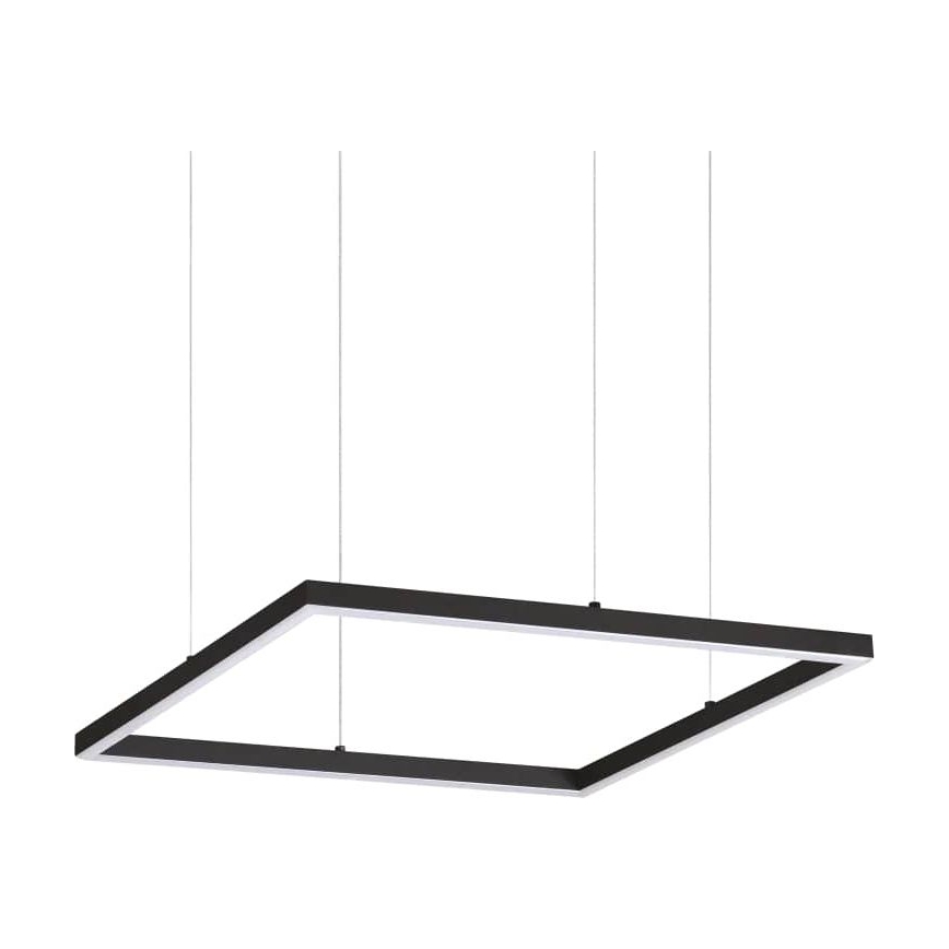 Ideal Lux -  Κρεμαστό φωτιστικό οροφής LED ORACLE SLIM LED/33W/230V 3000K 50x50 cm μαύρο