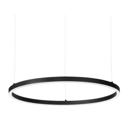 Ideal Lux - Led Dimmable κρεμαστό φωτιστικό οροφής ORACLE SLIM LED/39W/230V 3000K διάμετρος 70 cm μαύρο