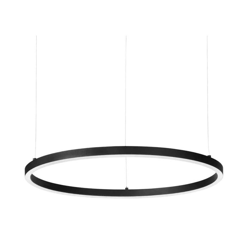 Ideal Lux - Led Dimmable κρεμαστό φωτιστικό οροφής ORACLE SLIM LED/39W/230V 3000K διάμετρος 70 cm μαύρο
