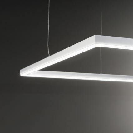 Ideal Lux -  Κρεμαστό φωτιστικό οροφής LED ORACLE SLIM LED/41W/230V 3000K 70x70 cm λευκό