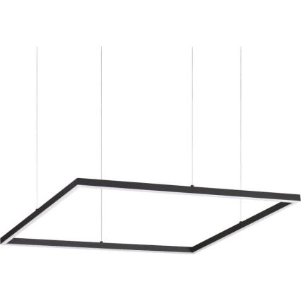 Ideal Lux -  Κρεμαστό φωτιστικό οροφής LED ORACLE SLIM LED/41W/230V 3000K 70x70 cm μαύρο