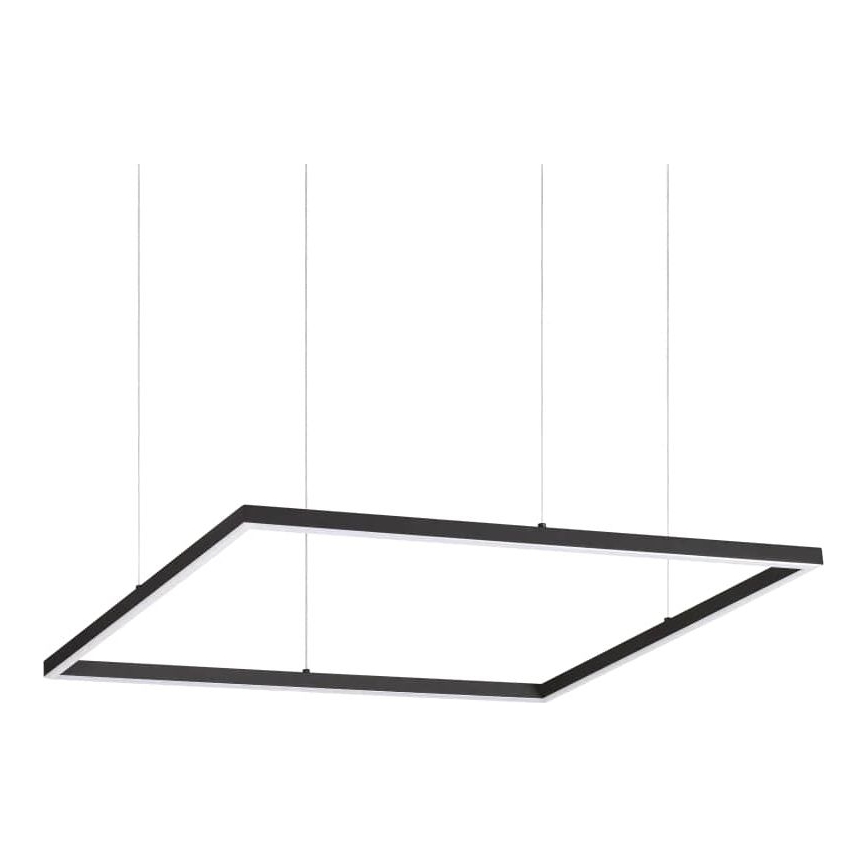 Ideal Lux -  Κρεμαστό φωτιστικό οροφής LED ORACLE SLIM LED/41W/230V 3000K 70x70 cm μαύρο
