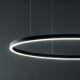 Ideal Lux -  Κρεμαστό φωτιστικό οροφής LED ORACLE SLIM LED/43W/230V διάμετρος 90 cm μαύρο