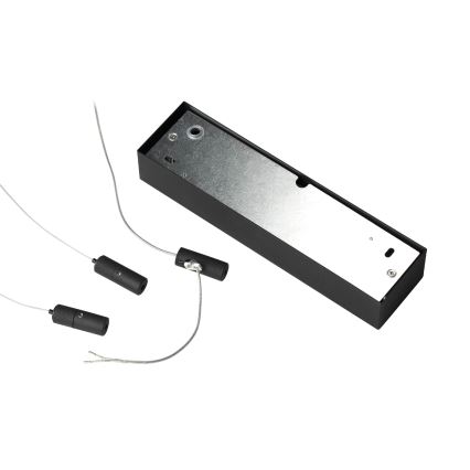 Ideal Lux -  Κρεμαστό φωτιστικό οροφής LED ORACLE SLIM LED/53W/230V 3000K 90x90 cm μαύρο