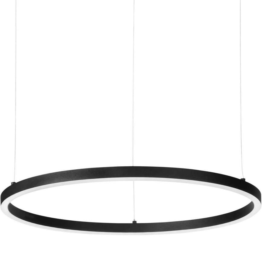 Ideal Lux -  Κρεμαστό φωτιστικό οροφής LED ORACLE SLIM LED/55W/230V 4000K διάμετρος 90 cm μαύρο