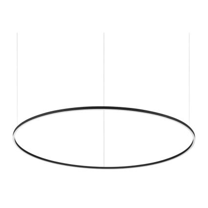 Ideal Lux - Led Dimmable κρεμαστό φωτιστικό οροφής ORACLE SLIM LED/76W/230V 3000K διάμετρος 150 cm μαύρο