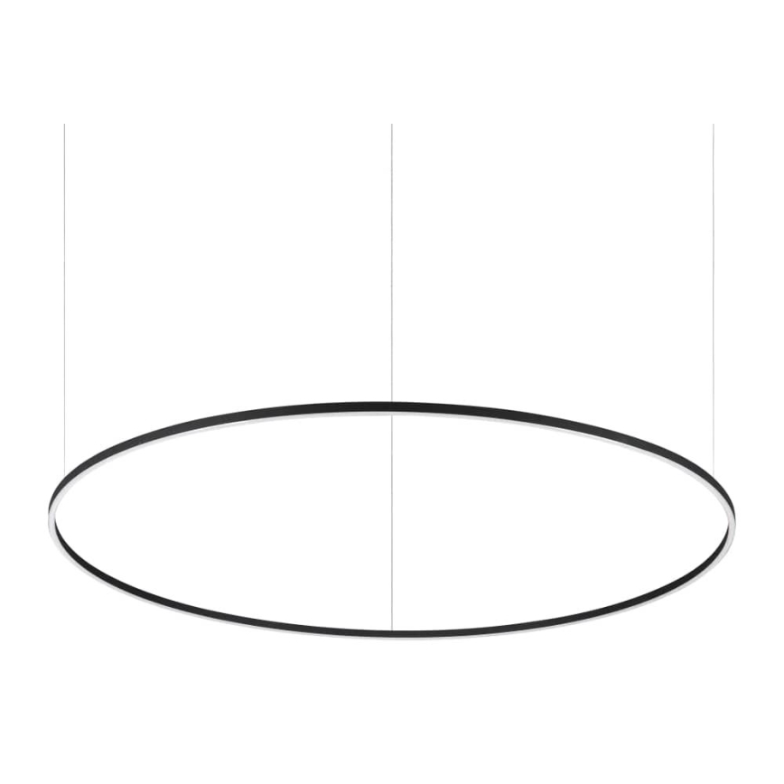 Ideal Lux - Led Dimmable κρεμαστό φωτιστικό οροφής ORACLE SLIM LED/76W/230V 3000K διάμετρος 150 cm μαύρο