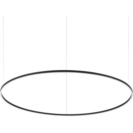 Ideal Lux -  Κρεμαστό φωτιστικό οροφής LED ORACLE SLIM LED/83W/230V 2700K διάμετρος 150 cm μαύρο