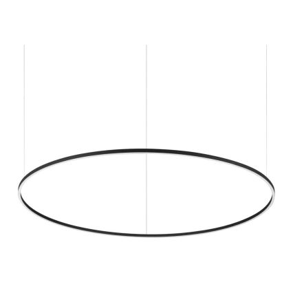 Ideal Lux -  Κρεμαστό φωτιστικό οροφής LED ORACLE SLIM LED/89W/230V 4000K διάμετρος 150 cm μαύρο