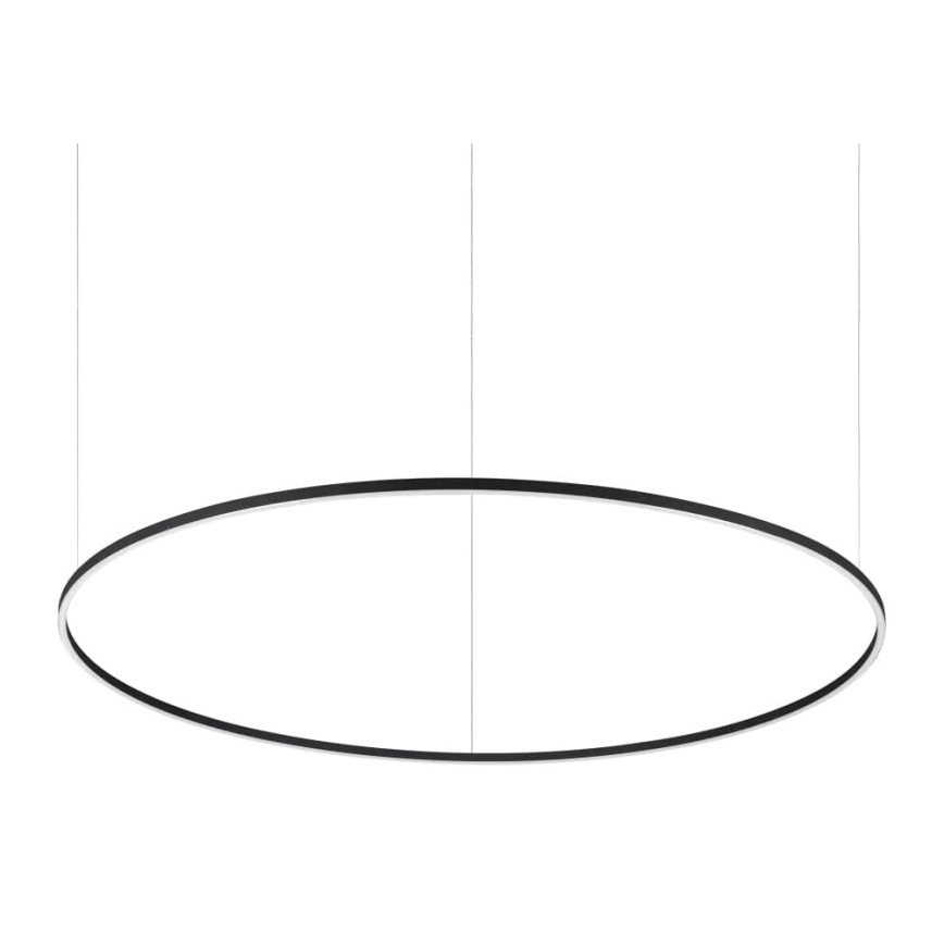 Ideal Lux -  Κρεμαστό φωτιστικό οροφής LED ORACLE SLIM LED/89W/230V 4000K διάμετρος 150 cm μαύρο