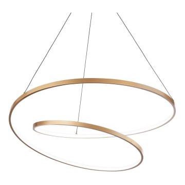 Ideal Lux -  Κρεμαστό φωτιστικό οροφής LED OZ LED/52W/230V διάμετρος 80 cm CRI 90 χρυσό