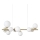 Ideal Lux -  Κρεμαστό φωτιστικό οροφής LED PERLAGE 10xG9/3W/230V 81 cm χρυσό/λευκό