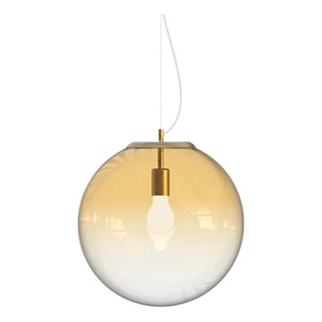 Ideal Lux - Κρεμαστό φωτιστικό οροφής MAPA 1xE27/42W/230V διάμετρος 40 cm χρυσό/φιμέ
