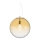 Ideal Lux - Κρεμαστό φωτιστικό οροφής MAPA 1xE27/42W/230V διάμετρος 40 cm χρυσό/φιμέ