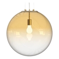 Ideal Lux - Κρεμαστό φωτιστικό οροφής MAPA 1xE27/42W/230V διάμετρος 50 cm χρυσό/φιμέ