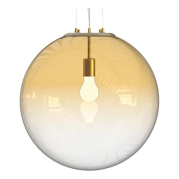 Ideal Lux - Κρεμαστό φωτιστικό οροφής MAPA 1xE27/42W/230V διάμετρος 50 cm χρυσό/φιμέ