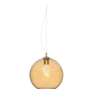 Ideal Lux - Κρεμαστό φωτιστικό οροφής NEMO 1xE27/42W/230V διάμετρος 30 cm μπεζ
