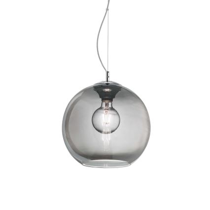 Ideal Lux - Κρεμαστό φωτιστικό οροφής NEMO 1xE27/42W/230V διάμετρος 30 cm φιμέ