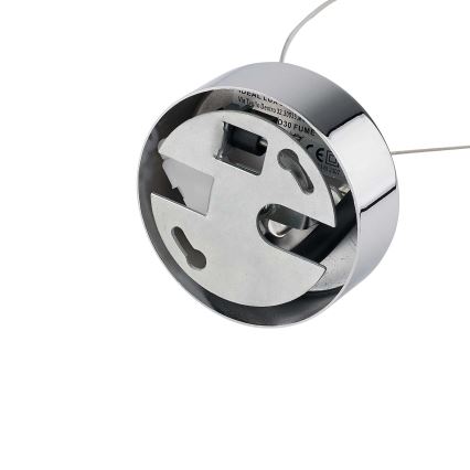 Ideal Lux - Κρεμαστό φωτιστικό οροφής NEMO 1xE27/42W/230V διάμετρος 30 cm φιμέ