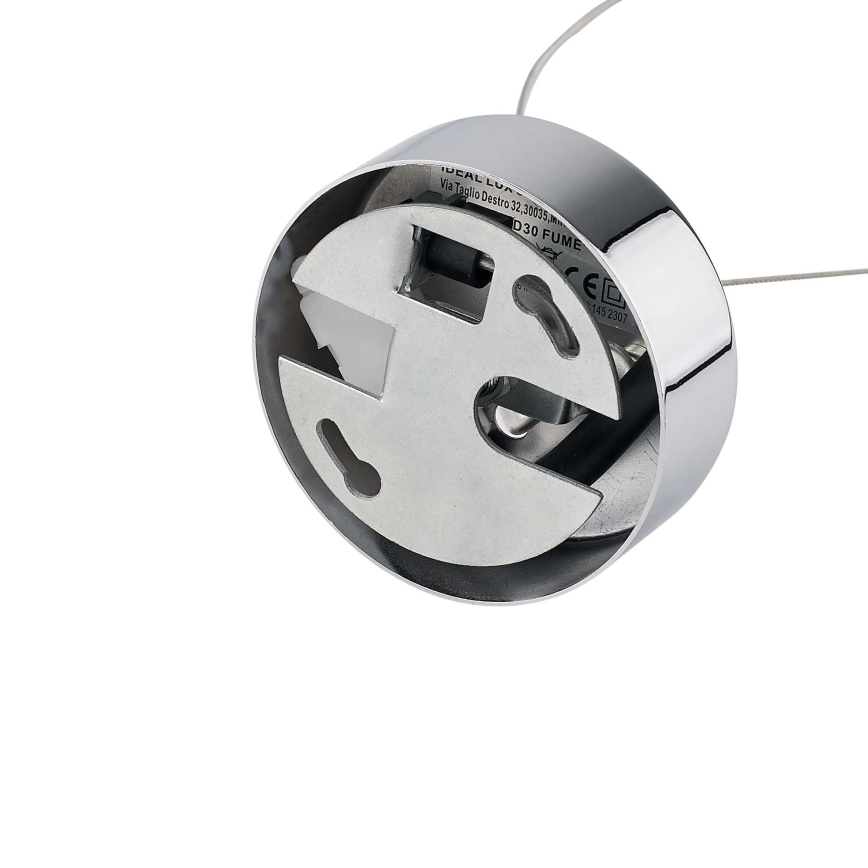 Ideal Lux - Κρεμαστό φωτιστικό οροφής NEMO 1xE27/42W/230V διάμετρος 30 cm φιμέ