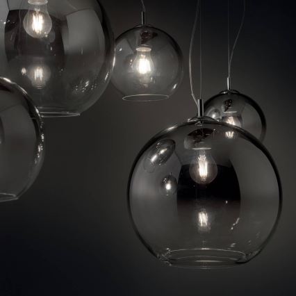 Ideal Lux - Κρεμαστό φωτιστικό οροφής NEMO PLUS 5xE27/42W/230V φιμέ