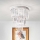 Ideal Lux - Κρυστάλλινη πλαφονιέρα οροφής CARLTON 12xE14/40W/230V διάμετρος 50 cm γυαλιστερό χρώμιο