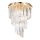 Ideal Lux - Κρυστάλλινη πλαφονιέρα οροφής CARLTON 12xE14/40W/230V διάμετρος 50 cm χρυσό
