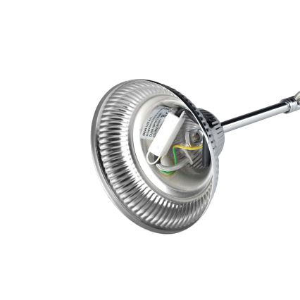 Ideal Lux - Κρυστάλλινο κρεμαστό φωτιστικό οροφής  DUBAI 24xE14/28W/230V διάμετρος 80 cm γυαλιστερό χρώμιο