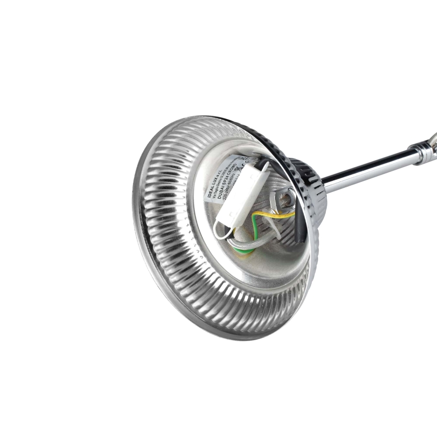 Ideal Lux - Κρυστάλλινο κρεμαστό φωτιστικό οροφής  DUBAI 24xE14/28W/230V διάμετρος 80 cm γυαλιστερό χρώμιο