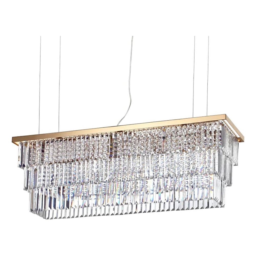 Ideal Lux - Κρυστάλλινο κρεμαστό φωτιστικό οροφής MARTINEZ 8xE14/40W/230V