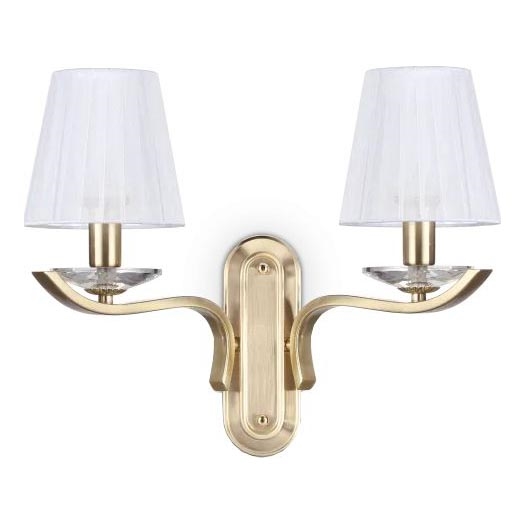 Ideal Lux - Κρυστάλλινο τοίχου φωτιστικό PEGASO 2xE14/28W/230V χρυσό