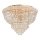 Ideal Lux - Κρυστάλλινο φωτιστικό οροφής DUBAI 24xE14/28W/230V διάμετρος 78 cm χρυσό