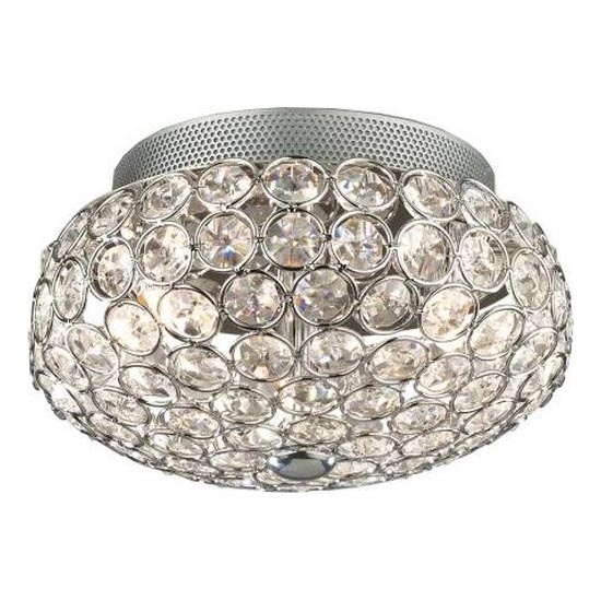 Ideal Lux - Κρυστάλλινο φωτιστικό οροφής LED KING 3xG9/3W/230V διάμετρος 25,5 cm γυαλιστερό χρώμιο
