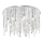 Ideal Lux - Κρυστάλλινο φωτιστικό οροφής LED ROYAL 12xG9/3W/230V διάμετρος 60 cm γυαλιστερό χρώμιο