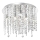 Ideal Lux - Κρυστάλλινο φωτιστικό οροφής LED ROYAL 8xG9/3W/230V διάμετρος 40 cm γυαλιστερό χρώμιο