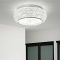 Ideal Lux - Κρυστάλλινο φωτιστικό οροφής PASHA 10xE14/40W/230V διάμετρος 55 χρώμιο
